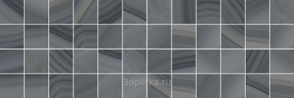Декор MM60085 Agat мозаичный серый 20*60,шт Декор MM60085 Agat мозаичный серый 20*60,шт
