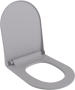 Сиденье с крышкой (soft close, slim) Taormina/Jet Flush,дюропласт, матовый серый, арт .A0333-006, шт Сиденье с крышкой (soft close, slim) Taormina/Jet Flush,дюропласт, матовый серый, арт .A0333-006, шт