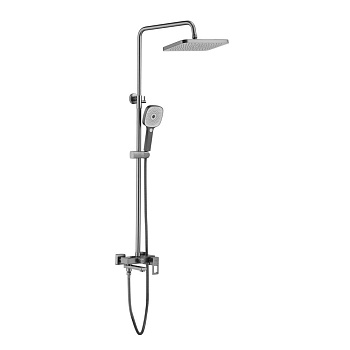 Душевая система Shevanik, латунь S8236T оружейная сталь