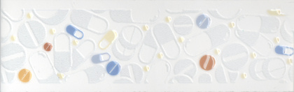 Бордюр VT\A516\5009 Айболит белый 6,3см*20см*6,9мм (1уп/32шт/), шт