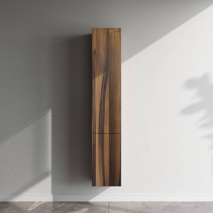 Шкаф-пенал, подвесной, левый, 30 см, двери, push-to-open, орех M90CHL0306HF