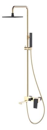 Стойка для душа Q GoldBlack.2_Комплект Стойка для душа Q GoldBlack.2_Комплект