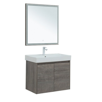 Мебель для ванной Aquanet Nova Lite 75 дуб рошелье (2 дверцы)