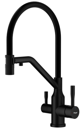 Смеситель Raglo для кухни со съемным гибким изливом, с магнитным фиксатором излива, с подключением фильтра питьевой воды R81.62.06