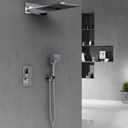 Душевой комплект VSFW-103TCH термостатический встраиваемый, двухрежимный, хром Душевой комплект VSFW-103TCH термостатический встраиваемый, двухрежимный, хром
