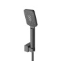 SLIDER-VDSET-GM Душевой комплект встраиваемый с изливом (смеситель, верхний душ, ручной душ со шлангом, излив, штуцер с держателем), оружейная сталь SLIDER-VDSET-GM Душевой комплект встраиваемый с изливом (смеситель, верхний душ, ручной душ со шлангом, излив, штуцер с держателем), оружейная сталь