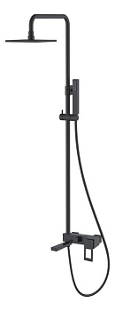 Стойка для душа Q BlackBlack_Комплект Стойка для душа Q BlackBlack_Комплект