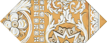 Декор HGD\B513\35000 Portugal желтый/оранжевй/белый (34см*14см*6,9мм) (10шт/0,374м2) глянец, шт