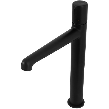 UNO Смеситель для накладных раковин без донного клапана, чёрный UNO-LMC-NERO-W0