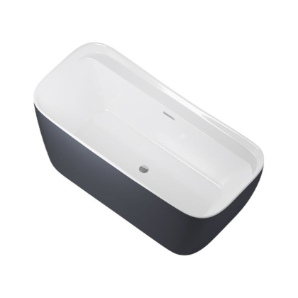 Акриловая ванна Allen Brau Infinity 170x78 2.21002.20/AM белый глянец(панель антрацит), шт Акриловая ванна Allen Brau Infinity 170x78 2.21002.20/AM белый глянец(панель антрацит), шт