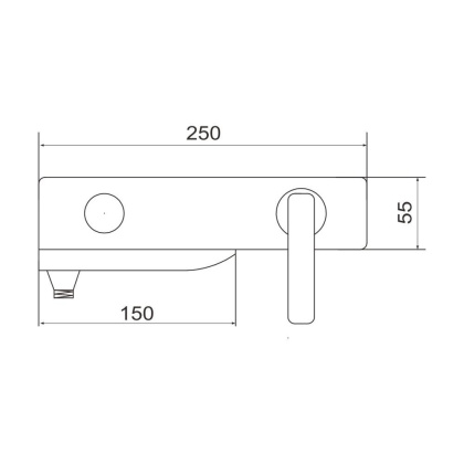 Смеситель для ванны, латунь R2702