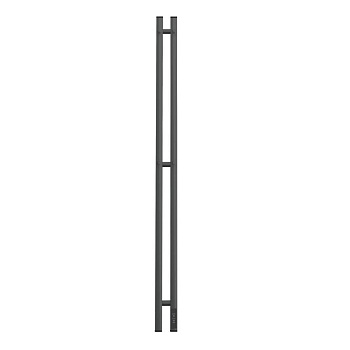 Полотенцесушитель электрический Point Гермес PN13812GB П3 80x1200 диммер справа, графит блеск Полотенцесушитель электрический Point Гермес PN13812GB П3 80x1200 диммер справа, графит блеск