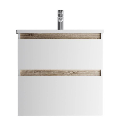 M85AFHX0652WG X-Joy, База под раковину, подвесная, 65 см, 2 ящика, Белый глянец