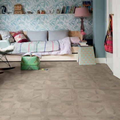 Ламинат Quick-step Impressive Patterns IPA4141 Дуб серый тёплый брашированный (8мм/32кл/1,901м2), м2 Ламинат Quick-step Impressive Patterns IPA4141 Дуб серый тёплый брашированный (8мм/32кл/1,901м2), м2