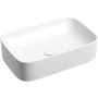 Умывальник чаша накладная прямоугольная (цвет Белый Матовый) Element 605*380*150мм
