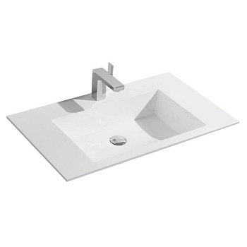 Раковина VCB-13800W из искусственного камня, цвет белый Раковина VCB-13800W из искусственного камня, цвет белый