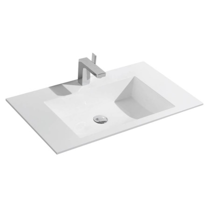 Раковина VCB-13800W из искусственного камня, цвет белый Раковина VCB-13800W из искусственного камня, цвет белый