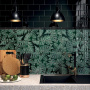 Декор SFC001 Сантана 2 структура зеленый темный 15см*15см*9мм (1уп/30шт/0,675м2) флопа, шт