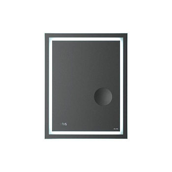 M91AMOX0553WG Универсальное зеркало с контурной Led-подсветкой, часами и косметическим зеркалом, 55 M91AMOX0553WG Универсальное зеркало с контурной Led-подсветкой, часами и косметическим зеркалом, 55