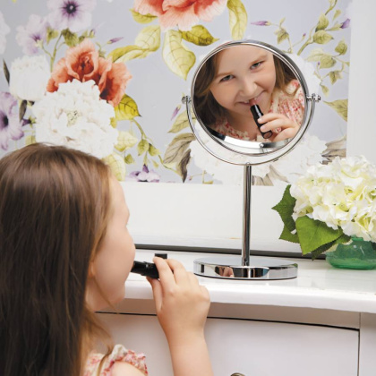 K-1003 Зеркало двухстороннее, стандартное и с 3-х кратным увеличением