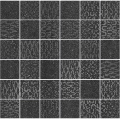 Декор Про Дабл черный мозаичный 30x30x0,9 Декор Про Дабл черный мозаичный 30x30x0,9