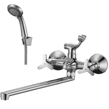 Смеситель Rossinka RS40-84 для ванны универсальный