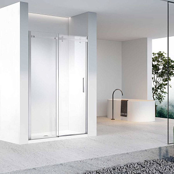 Душевая дверь Como-N VDS-4CN120CL, 1200, хром, стекло прозрачное