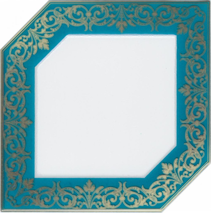 Декор HGD\C250\18000 Клемансо бирюзовый 15*15 (1уп/38шт), шт Декор HGD\C250\18000 Клемансо бирюзовый 15*15 (1уп/38шт), шт