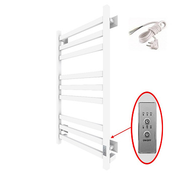 Полотенцесушитель Пэк сп 21 кв 80х50 белый ВГП Полотенцесушитель Пэк сп 21 кв 80х50 белый ВГП