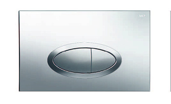 Кнопка для инсталляции, пластик ХРОМ