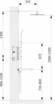 Душевая система Timo Petruma SX-5149/00SM chrome Душевая система Timo Petruma SX-5149/00SM chrome
