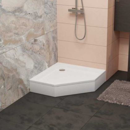Душевой поддон RGW Style-TR 100 x 100 см трапеция, акриловый, белый, 16180500-11 Душевой поддон RGW Style-TR 100 x 100 см трапеция, акриловый, белый, 16180500-11