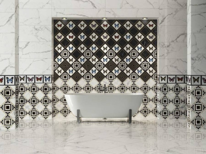 Бордюр Victorian Marble Gold Btfly Brd Prl 12,5х40 Бордюр Victorian Marble Gold Btfly Brd Prl 12,5х40