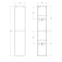 Шкаф подвесной BelBagno KRAFT-1600-2A-SC-CG-L Cemento Grigio Шкаф подвесной BelBagno KRAFT-1600-2A-SC-CG-L Cemento Grigio
