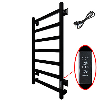 Полотенцесушитель Пэк сп 20 кв 80х50 черный ВГП Полотенцесушитель Пэк сп 20 кв 80х50 черный ВГП