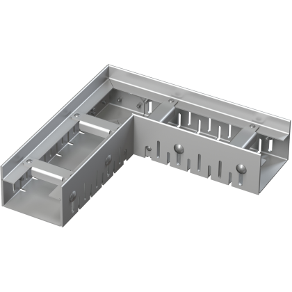 Дренажный угловой желоб 75 мм регулируемый, нержавеющая сталь