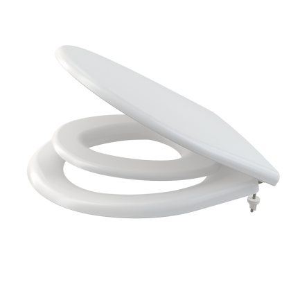 Сиденье для унитаза универсальное SOFTCLOSE Дюропласт со встроенным вкладышем, 5,7х37,5х46,2 см, белое, A606 AlcaPlast