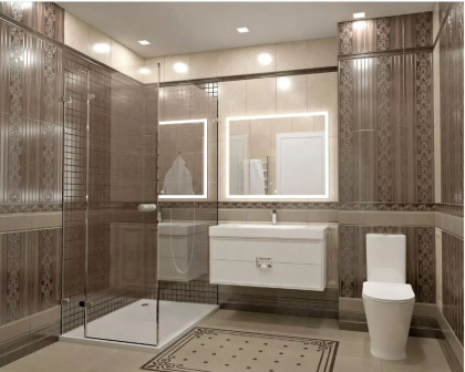 Плитка настенная 11128R Версаль беж обрезной 30*60*9 (7шт/1,26м2), м2