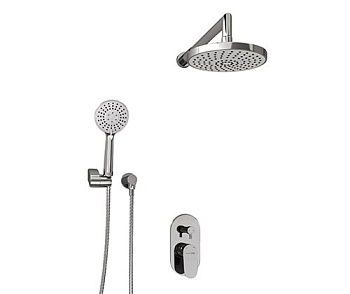 A14229 Встраиваемый комплект для душа с верхней душевой насадкой и лейкой Wasserkraft A14229 Встраиваемый комплект для душа с верхней душевой насадкой и лейкой Wasserkraft