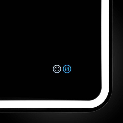 Зеркало LED VLM-3VC800-2 800х600 c сенсорным выключателем и диммером, антизапотевание Зеркало LED VLM-3VC800-2 800х600 c сенсорным выключателем и диммером, антизапотевание