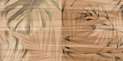 Плитка настенная Organic коричневый узор 08-01-15-2454 20х40 (15шт/1,2м2), м2