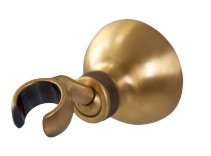 APHRODITE-KD-02 Ручной душ со шлангом 150 см и держателем Исполнение: Бронза, Ручки: Белая  APHRODITE-KD-02 Ручной душ со шлангом 150 см и держателем Исполнение: Бронза, Ручки: Белая