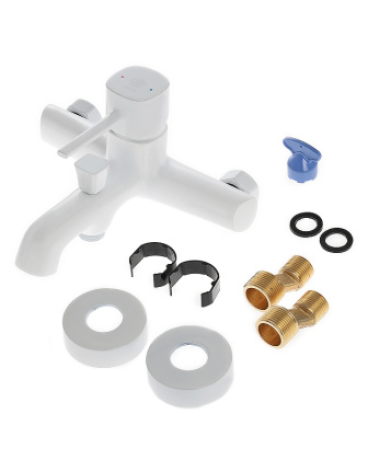 Смеситель для ванны/душа Orange Karl M05-100w белый