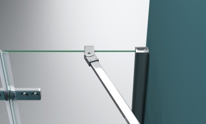 Душевая дверь BelBagno KRAFT-B-12-60/20-C-Cr-R