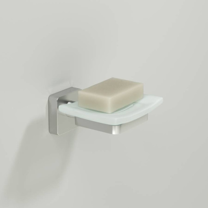 Мыльница Rhin, 11х4,2х11,7 см, хром, K-8729