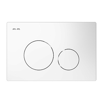 I049001 Pro L, клавиша для Инсталляции пневматическая, пластик, Белый