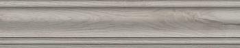 Плинтус Тровазо серый светлый матовый 39,8x8x1,55