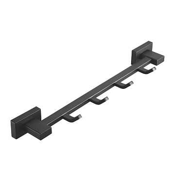 Планка с 4 крючками Черн., SG5641H Shevanik, Черный