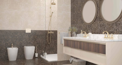 Керамическая плитка Creto Мозаика Bene 25х50 Керамическая плитка Creto Мозаика Bene 25х50