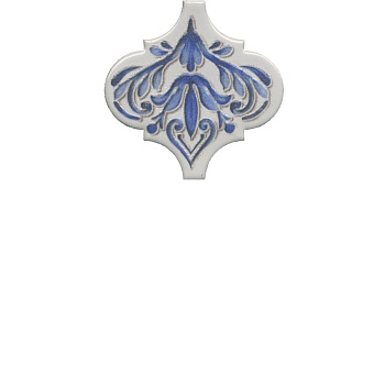 Декор VT\A318\65000 Арабески Майолика белый/синий/голубой (6,5см*6,5см*7мм) (26шт/0,11м2) орнамент, шт Декор VT\A318\65000 Арабески Майолика белый/синий/голубой (6,5см*6,5см*7мм) (26шт/0,11м2) орнамент, шт